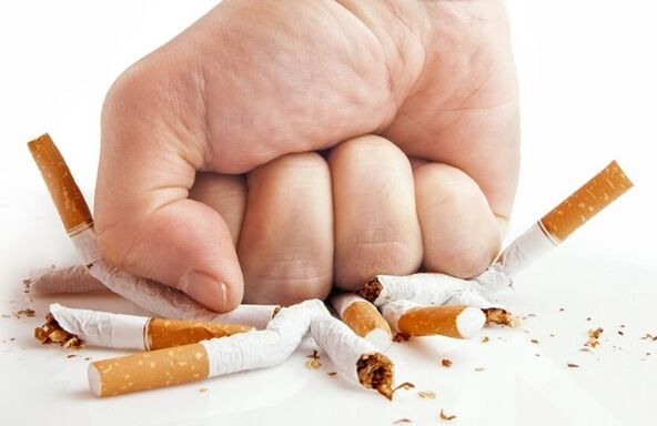 Smetti di fumare, dopodiché compaiono cambiamenti nel corpo