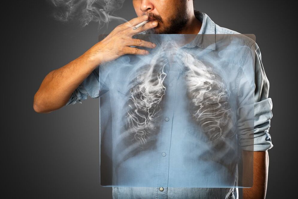 Il fumo ha un effetto negativo sul corpo umano